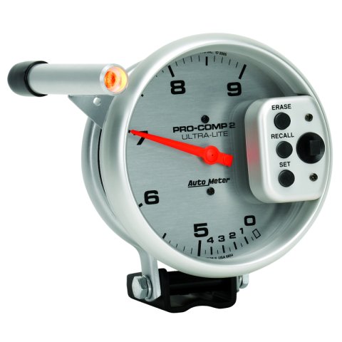 Autometer Ultra-Lite 5 inch 9000 RPM Dual Range w/ Shift-Lite and Memory Tach thumbnail 9