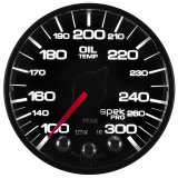 Autometer Spek-Pro 52.4mm 100-300 F Deg Digital Stepper Motor Oil Temp Gauge thumbnail 2
