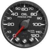 Autometer Spek-Pro 52.4mm 0-120 PSI Digital Stepper Motor Oil Pressure Gauge thumbnail 2
