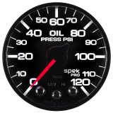 Autometer Spek-Pro 52.4mm 0-120 PSI Digital Stepper Motor Oil Pressure Gauge thumbnail 3