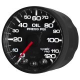 Autometer Spek-Pro 52.4mm 0-120 PSI Digital Stepper Motor Oil Pressure Gauge thumbnail 8