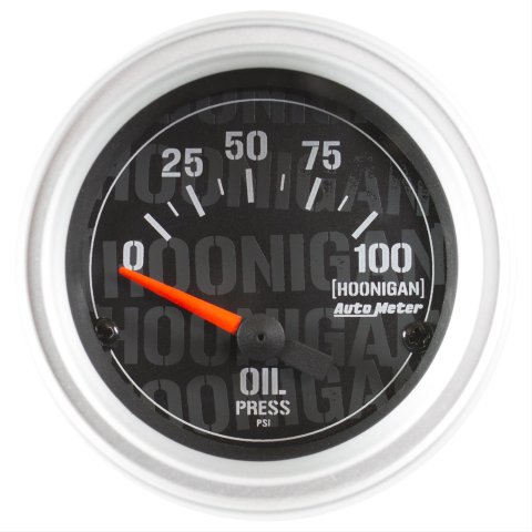 Autometer Hoonigan 52mm 100psi Full Electronic Oil Pressure Gauge