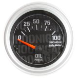 Autometer Hoonigan 52mm 100psi Full Electronic Oil Pressure Gauge thumbnail 2