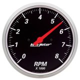 Autometer Designer Black 5in 8k RPM Tachometer Gauge thumbnail 1