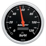 Autometer Designer Black 5in 120 MPH Electronic Programmable w/ LCD ODO Gauge thumbnail 1