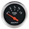 Autometer Designer Black 2 1/16in 0 Ohm E to 90 Ohm F Electronic Fuel Level Gauge thumbnail 7