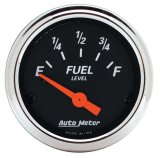 Autometer Designer Black 2 1/16in 0 Ohm E to 90 Ohm F Electronic Fuel Level Gauge thumbnail 9