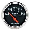 Autometer Designer Black 2 1/16in 250 Deg F Electronic Water Temp Gauge thumbnail 7