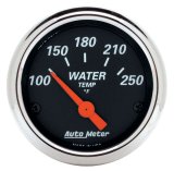 Autometer Designer Black 2 1/16in 250 Deg F Electronic Water Temp Gauge thumbnail 9
