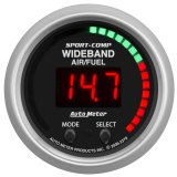 Autometer Sport-Comp 52mm Air/Fuel Ratio Pro Plus Digital w/ Peak & Warning Gauge thumbnail 2
