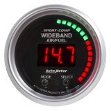 Autometer Sport-Comp 52mm Air/Fuel Ratio Pro Plus Digital w/ Peak & Warning Gauge thumbnail 3