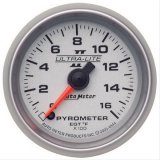 Autometer Ultra-Lite II 52mm 0-1600 Deg F Full Sweep Electric Pyrometer (EGT) Gauge thumbnail 1