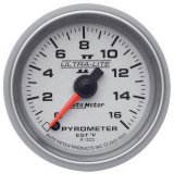 Autometer Ultra-Lite II 52mm 0-1600 Deg F Full Sweep Electric Pyrometer (EGT) Gauge thumbnail 2