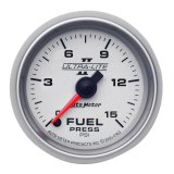 Autometer Ultra-Lite II 52mm 0-15 PSI Full Sweep Electronic Fuel Pressure Gauge thumbnail 4