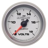 Autometer Ultra-Lite II 52mm 18 Volt Digital Stepper Motor Voltmeter thumbnail 3