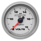 Autometer Ultra-Lite II 52mm 18 Volt Digital Stepper Motor Voltmeter thumbnail 4