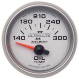 Autometer Ultra-Lite II 52mm 140-300 Deg F Electric Oil Temp Gauge thumbnail 4