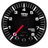 Autometer Spek-Pro Black 2 1/16 inch 8K RPM Tach w/ Shift Light and Peak Memory thumbnail 3