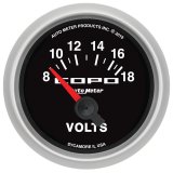 Autometer 52mm 18V Electric Voltmeter Chevrolet COPO Camaro thumbnail 3
