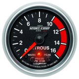 Autometer Sport-Comp II Pro Control 52mm 1600 PSI Nitrous Pressure Gauge thumbnail 4