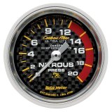 Autometer Carbon Fiber 52mm 1600 PSI Mechanical Nitrous Pressure Gauge thumbnail 8