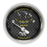 Autometer Carbon Fiber Gauge Fuel Level 2 1/16in 16e To 158f Elec Carbon Fiber thumbnail 1