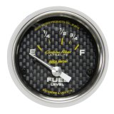 Autometer Carbon Fiber Gauge Fuel Level 2 1/16in 16e To 158f Elec Carbon Fiber thumbnail 5