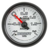 Autometer Phantom II Gauge Vac/Boost 2 1/16in -1 - +2 Bar Mechanical Phantom II thumbnail 2
