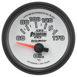 Autometer Phantom II Gauge Oil Temp 2 1/16in 60-170f Electric Phantom II thumbnail 3