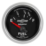Autometer Sport-Comp II Gauge Fuel Level 2 1/16in 16e To 158f Elec Sport-Comp II thumbnail 3