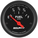 Autometer Z-Series Gauge Fuel Level 2 1/16in 73e To 10f(Aftermarket Linear) Elec Z-Series thumbnail 1