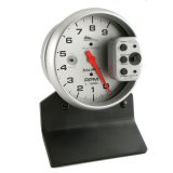 Autometer Pro-Cycle Gauge Tach 5in 9K Rpm Pedestal W/ Rpm Playback Silver Pro-Cycle thumbnail 7
