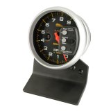 Autometer Pro-Cycle Gauge Tach 5in 9K Rpm Pedestal W/ Rpm Playback Black thumbnail 2