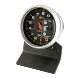 Autometer Pro-Cycle Gauge Tach 5in 9K Rpm Pedestal W/ Rpm Playback Black thumbnail 4
