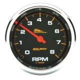 Autometer Pro-Cycle Gauge Tach 3 3/4in 8K Rpm 2&4 Cylinder Black thumbnail 2
