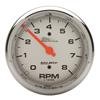 Autometer Pro-Cycle Gauge Tach 3 3/4in 8K Rpm 2&4 Cylinder Silver thumbnail 6