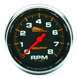 Autometer Pro-Cycle Gauge Tach 2 5/8in 8K Rpm 2&4 Cylinder Black thumbnail 4