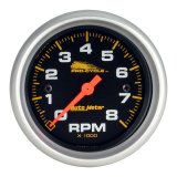 Autometer Pro-Cycle Gauge Tach 2 5/8in 8K Rpm 2&4 Cylinder Black thumbnail 1