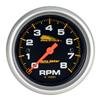 Autometer Pro-Cycle Gauge Tach 2 5/8in 8K Rpm 2&4 Cylinder Black thumbnail 6