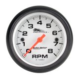 Autometer Pro-Cycle Gauge Tach 2 5/8in 8K Rpm 2&4 Cylinder White thumbnail 2