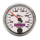 Autometer Pro-Cycle Gauge Speedo 2 5/8in 120 Mph Elec White thumbnail 1