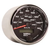 Autometer Pro-Cycle Gauge Speedo 2 5/8in 160 Mph/260Kmh Elec Black thumbnail 1