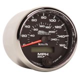 Autometer Pro-Cycle Gauge Speedo 2 5/8in 160 Mph/260Kmh Elec Black thumbnail 2