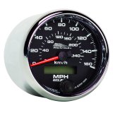 Autometer Pro-Cycle Gauge Speedo 2 5/8in 160 Mph/260Kmh Elec Black thumbnail 5