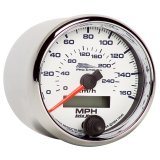 Autometer Pro-Cycle Gauge Speedo 2 5/8in 160 Mph/260Kmh Elec White thumbnail 4