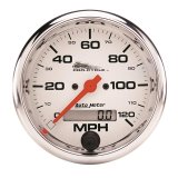 Autometer Pro-Cycle Gauge Speedo 3 3/4in 120 Mph Elec White thumbnail 2