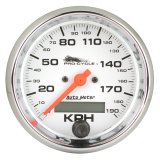 Autometer Pro-Cycle Gauge Speedo 3 3/4in 120 Mph Elec White thumbnail 3