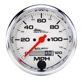 Autometer Pro-Cycle Gauge Speedo 3 3/4in 120 Mph Elec White thumbnail 4
