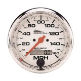 Autometer Pro-Cycle Gauge Speedo 3 3/4in 160 Mph Elec White thumbnail 1