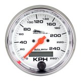 Autometer Pro-Cycle Gauge Speedo 3 3/4in 160 Mph Elec White thumbnail 2